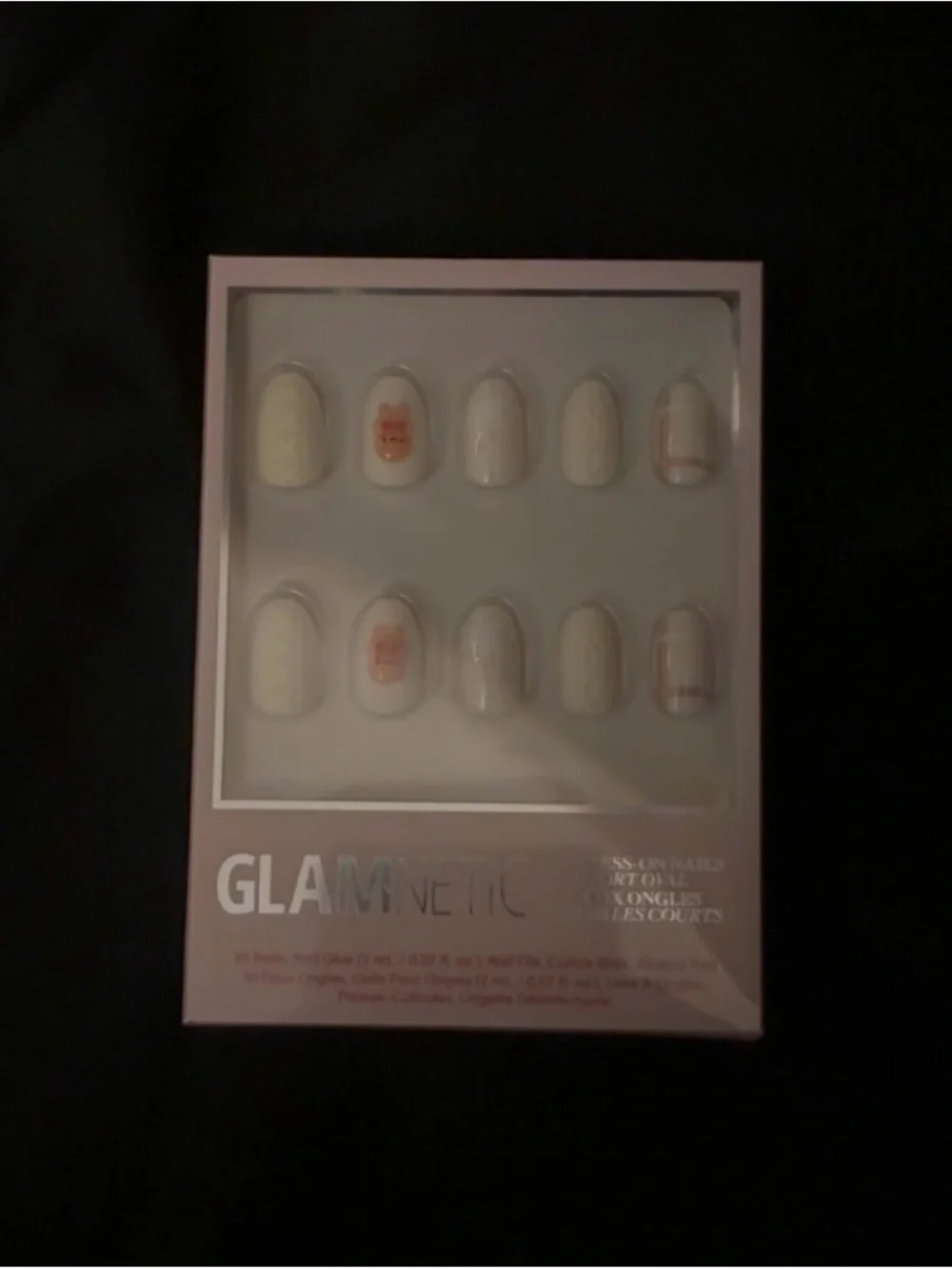 Gingerbread Knit Holiday Glamnetic Press-On Nails *NIB*